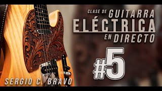 Clase de Guitarra Eléctrica en Directo 5  Clásicos del Rock Tres riffs fáciles para guitarra [upl. by Juliane708]