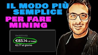 Il modo più SEMPLICE per FARE MINING BITCOIN su PC  minare criptovalute NO RIG [upl. by Lien]