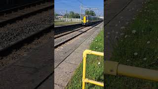 GWR 387171 amp 387142 passing Newbury Racecourse 7524 [upl. by Ettessil]