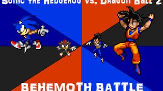 Sonic the Hedgehog vs Dragon Ball Z Behemoth Battle [upl. by Aissat]