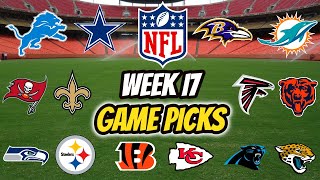 NFL Week 17 Predictions [upl. by Leirza]