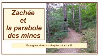 47  Zachée et la parabole des 10 mines Luc 19 v1 à 27 [upl. by Rim]