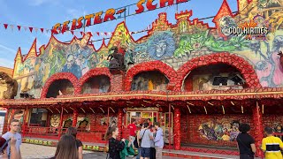 Geisterschloss Schneider Nülken  Onride Video  Nürnberger Volksfest 2023   Clip by CoolKirmes [upl. by Ahsita923]