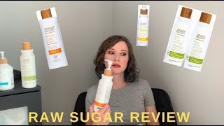 RAW SUGAR LIVING REVIEW NOT SPONSORED  Body Wash Lotion Shampoo Conditioner [upl. by Yeclek]