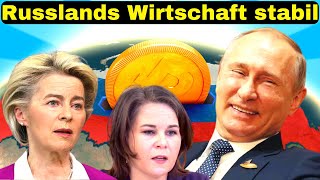 Sanktionen kläglich gescheitert Russlands Wirtschaft liefert immer bessere Zahlen [upl. by Aterg]