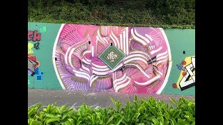 Jasm One  Graffiti  Lausanne  Eracom  Pink amp Gold Glob [upl. by Edholm]