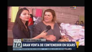 Gran venta de contenedor en Sears [upl. by Nimaynib]