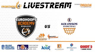 EUROHOOPS ACADEMY ΕΞΕΛΙΞΙΣ vs ΚΟΛΟΣΣΟΣ ΡΟΔΟΥ  PPT S3 Παίδων [upl. by Lianna]