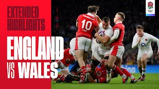 Extended highlights  England v Wales  Guinness Mens Six Nations 2024 [upl. by Nosmas970]