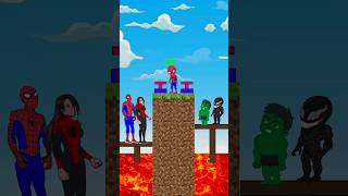 help spiderman save his parents and friends spiderman JOKER hulk superheroes [upl. by Sanoj]