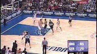 argentina alemania basquet 2002 2 [upl. by Chelsy]