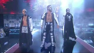 Adam Copeland EdgeEntrance with Sting Face print Aew full gear 2023 [upl. by Elvera]