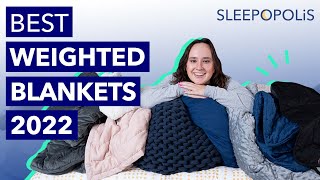 Best Weighted Blankets 2022  Our Top 6 Weighted Blanket Picks [upl. by Lenette501]