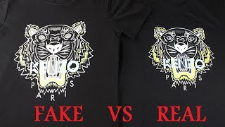 Real vs Fake Kenzo T Shirt Guide [upl. by Jovitta180]