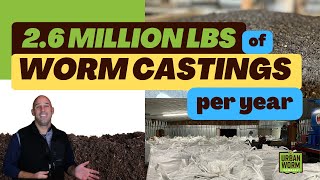 26 Million Pounds of Worm Castings a Year How Its Made [upl. by Winni]