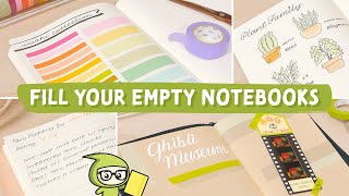 📚 10 Creative Ways to Fill Your Empty Notebooks [upl. by Aseret]