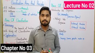 ClassificationAims And Principle Class 9 In Urdu Hindi  Lec 02  Ch 03  Biodiversity Class 09 [upl. by Eneliak321]