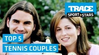 Top 5 Tennis Couples [upl. by Nauhs739]