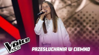 Julia Kuś  „Gołębi song”  Przesłuchania w ciemno  The Voice Kids Poland 6 [upl. by Siusan]