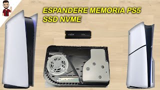 Come installare un SSD NVME su PS5 e PS5 SLIM [upl. by Hselin]