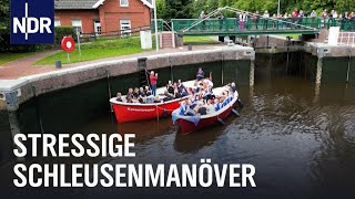 Unterwegs auf dem EmsJadeKanal Von Freizeitskippern und Schleusenwärtern  Die Nordreportage  ND [upl. by Ahsened]