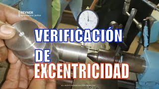 Verificacion de excentricidad de piezas en Maquinas y Herramientas [upl. by Nnylatsyrc860]