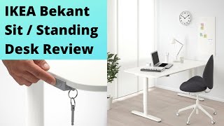 REVIEW IKEA Bekant Sit  Standing Desk REVIEW [upl. by Crutcher]