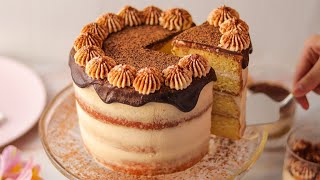 Tiramisu Cake Recipe  Tiramisu Torta [upl. by Noreen]