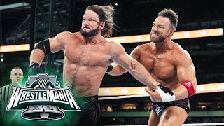 LA Knight vs AJ Styles WrestleMania XL Sunday highlights [upl. by Algar]