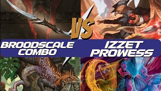 Broodscale Combo vs Izzet Prowess  Modern Paper Gameplay [upl. by Aimej329]