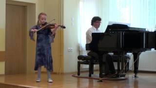 Fritz Seitz No 4 in D major for violin and piano Op 15 BasiaViolinist [upl. by Nylorak]