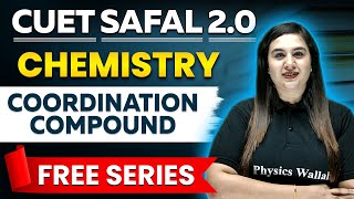 CUET Chemistry Coordination Compound Class 12 In One Shot  CUET 2024 Preparation [upl. by Annahsed]