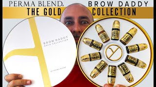 Set Pigmentos Micropigmentación THE GOLD COLLECTION  BROW DADDY amp PERMA BLEND [upl. by Gutow]