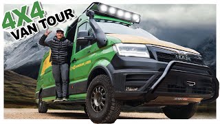 Así es una FURGONETA 4X4 CAMPER Van Tour [upl. by Nyleve]