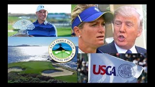 Teeing Off Woodland Wins Trump Cheats Tour to California  Feb 6th 2018 [upl. by Kati]