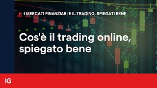 Cosè il trading online spiegato bene [upl. by Lashond]