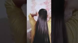 Simple ponytail💞hairstyle for💞beautiful look  💞सिंपल पोनीटेल हेयरस्टाइल💞बनाने का आसान तरीका😘😊 [upl. by Nnylarac89]