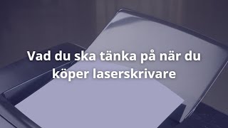 Laserskrivare bäst i test 2024 Köpguide [upl. by Notnek]