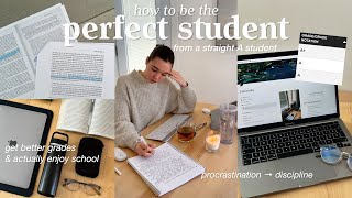 how to be the PERFECT student 📖 organization discipline amp romanticizing school for academic success [upl. by Cheston850]