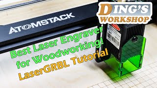 Atomstack A5 Laser Engraver Review amp LaserGRBL Tutorial  Banggood Woodworking Tools [upl. by Theola]