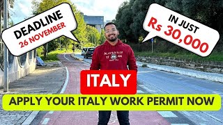 ITALY WORK PERMIT 2023  FULL APPLICATION PROCESS  DECRETO FLUSSI [upl. by Stewardson]