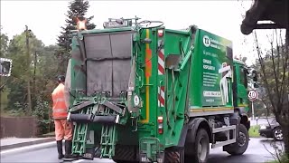 Benne à Ordures Haller X2c  Camion Poubelles Garbage Truck Müllabfuhr Vuilniswagen [upl. by Notsahc]