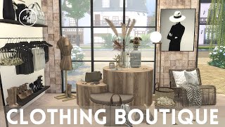 ELEGANT CLOTHING BOUTIQUE  Sims 4  CC SPEED BUILD [upl. by Darlene840]