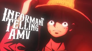 Informant Telling  Mixed Anime Flow「AMVEDIT」 HD [upl. by Naiditch]