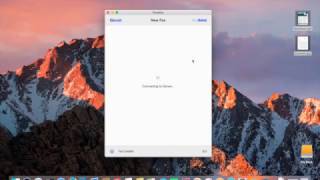 ScanSnap for Mac  How to fax PDF and image files on your Mac [upl. by Ynnal]