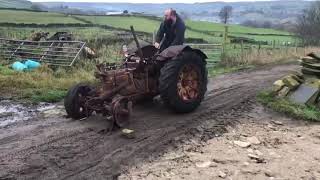 Fordson standard model N first drive since rescue from hedgerow [upl. by Yrak]