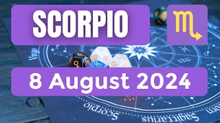 Scorpio horoscope  Scorpio Horoscope for Today 8 August 2024 [upl. by Ecirtnahc500]