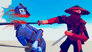 NINJA MASTER vs EVERY UNIT  TABS  Totally Accurate Battle Simulator [upl. by Larianna]