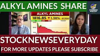 alkylaminesshare latest news todaychemical share alkylamines [upl. by Jochbed]