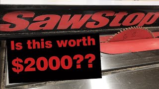 Is the SawStop Contractor Saw Worth 2000 SawStop Contractor Saw Review [upl. by Astto]